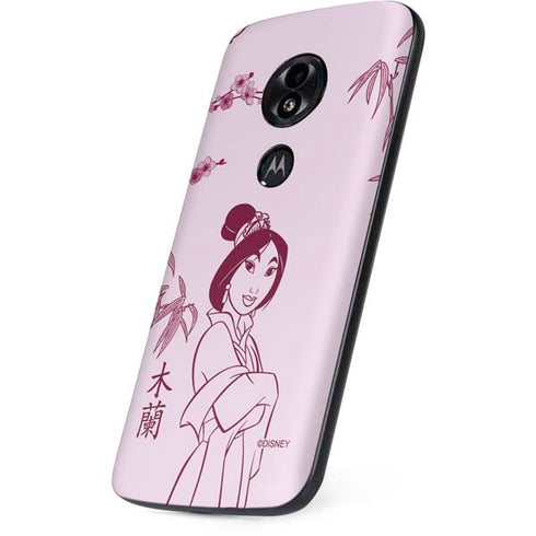 Disney Mulan Character Art Moto E5 Play Skin